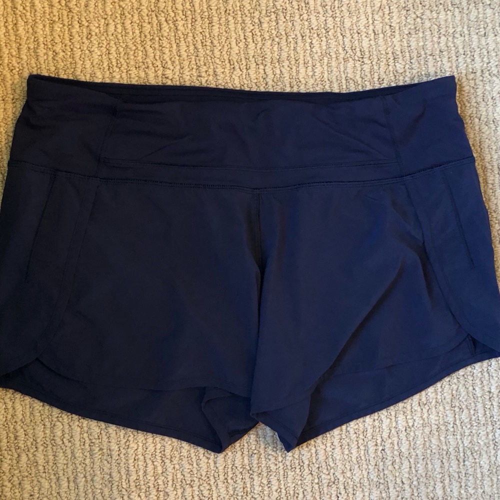 Navy blue Lululemon shorts